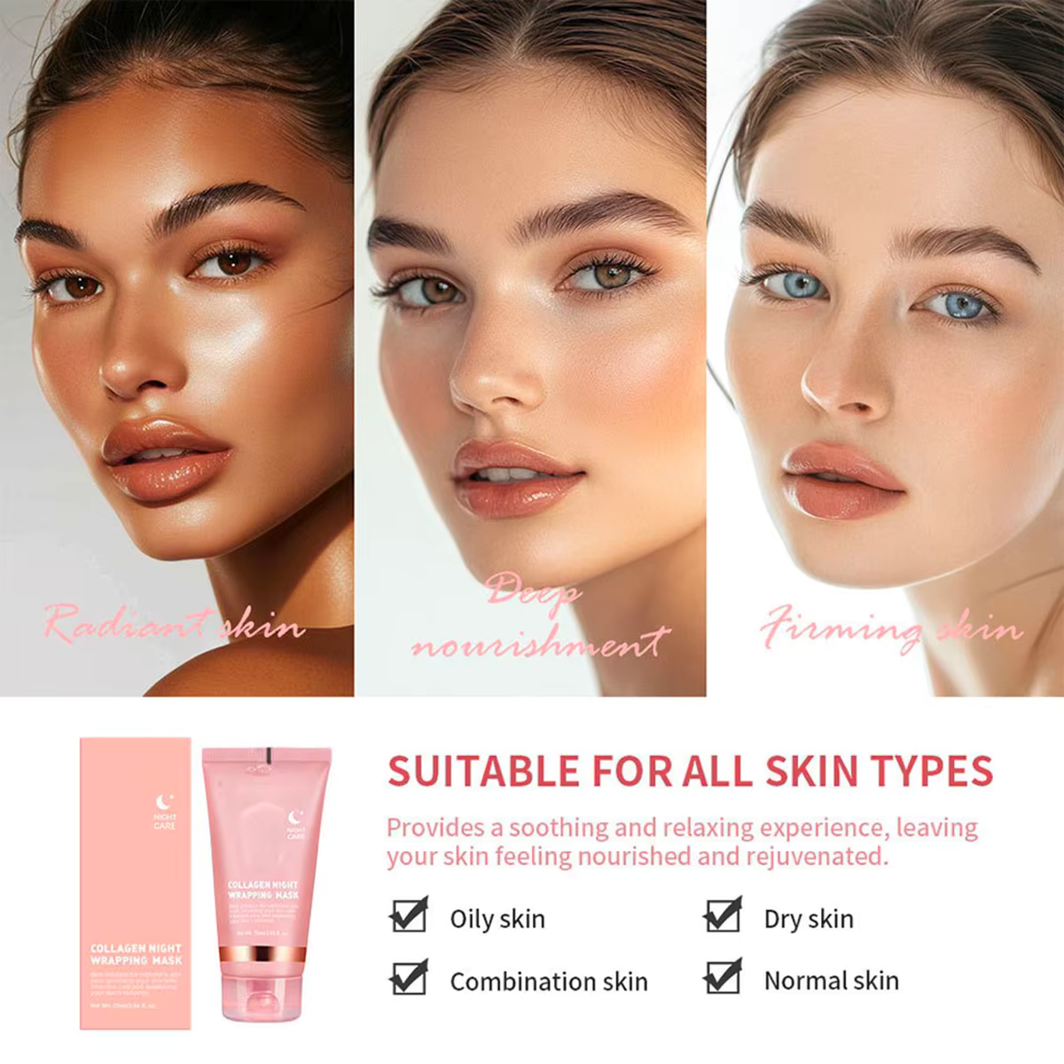LunaVista Collagen Glow Peel-Off Mask