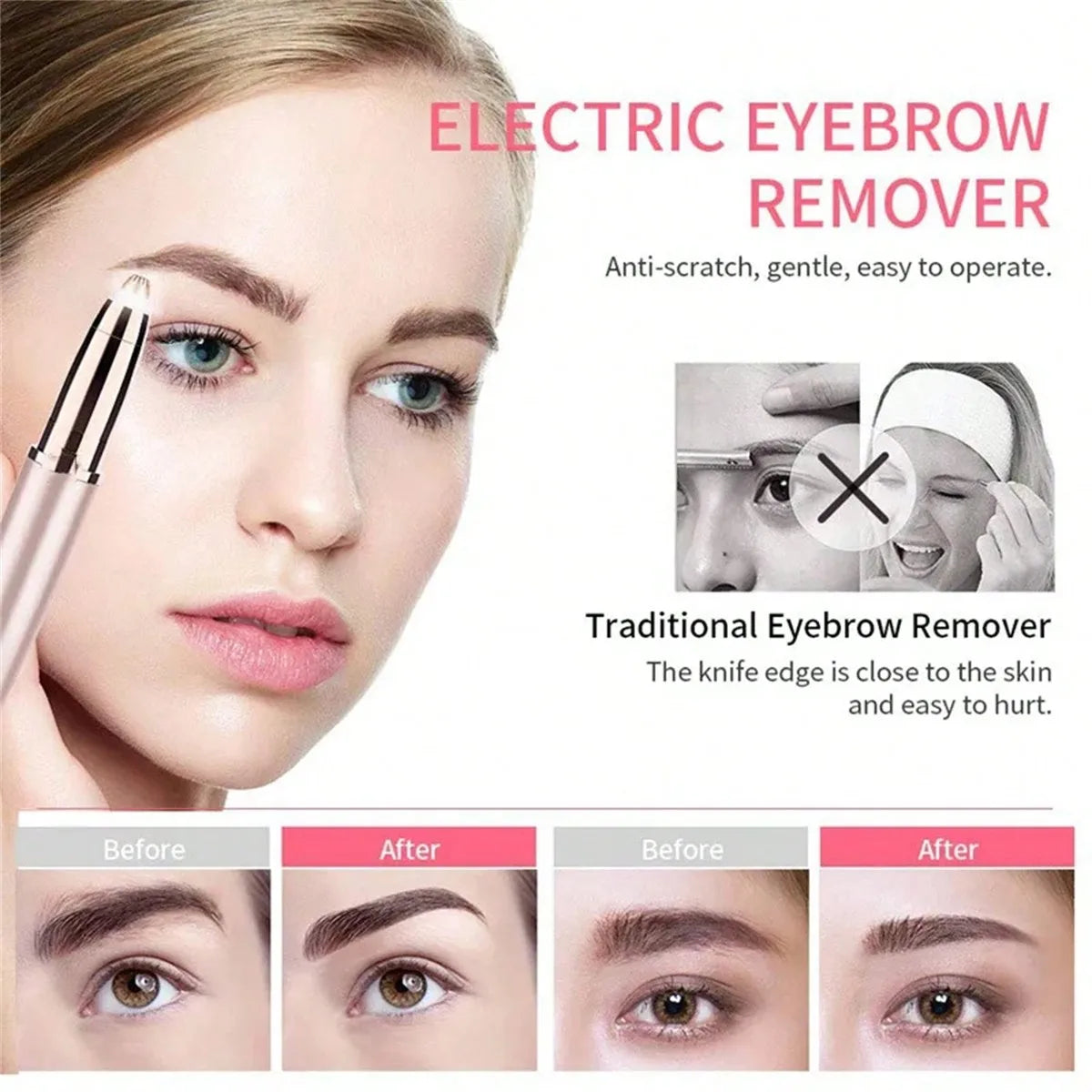 LunaVista SmoothBrow™ Electric Trimmer
