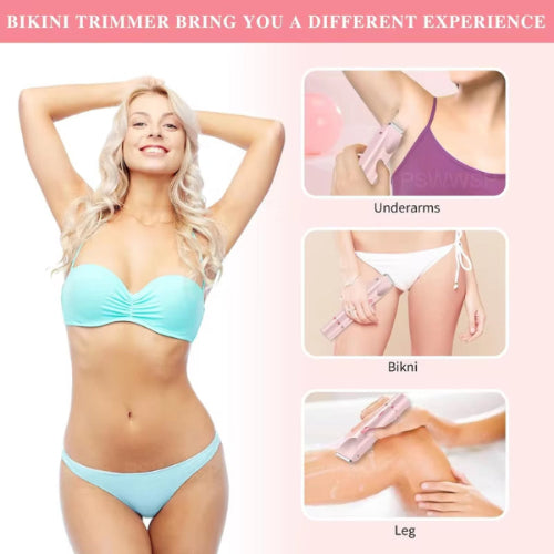 LunaVista 2-in-1 Painless Electric Trimmer